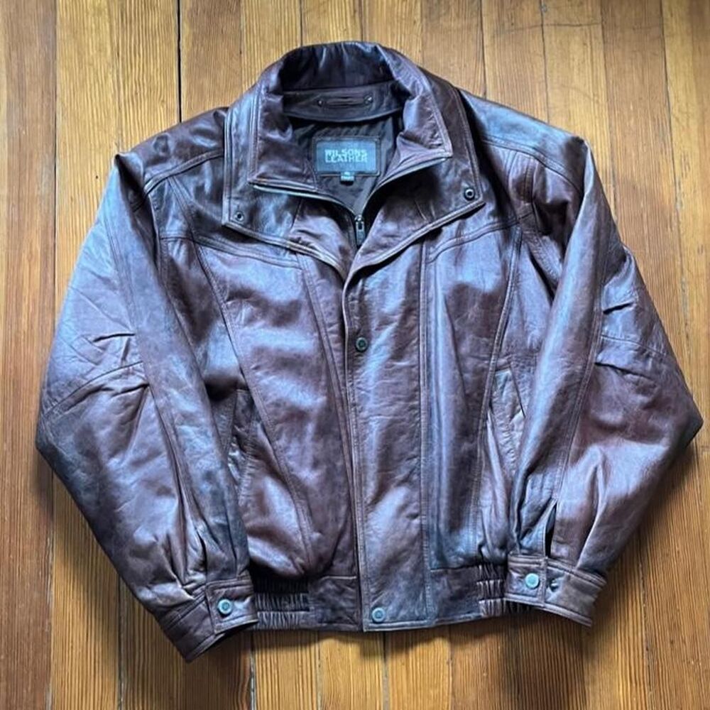 Wilsons-leather Men's Brown Jacket